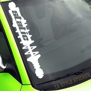 Autoaufkleber Static Gewinde Frontscheibenaufkleber Auto dapper stance works - Picture 1 of 6