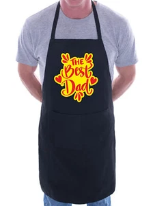 The Best Dad Father's Day Apron Gift For Him Birthday Present - Picture 1 of 11
