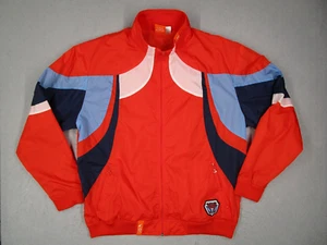 LRG Jacket Mens 2XL XXL Orange Bridplay Full Zip Track Streetwear Retro - Picture 1 of 9