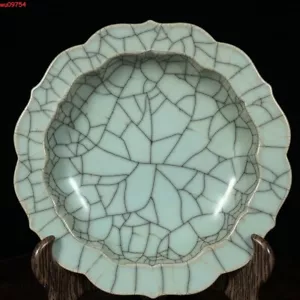 Plato Plegable Kuikou Horno Oficial Dinastía Canción China Antigua 6.8" - Imagen 1 de 9