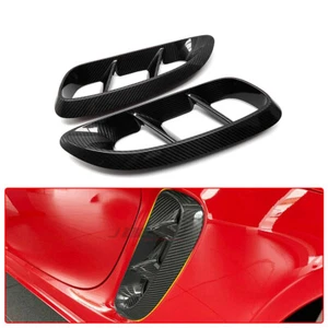 Borde de ventilación de aire de carrocería lateral de guardabarros de carbono para Porsche 718 Boxster Cayman 2014-2019 - Imagen 1 de 12