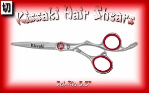 Tijeras de corte de pelo de peluquero Kissaki Pro de 5,5" Sui-Riu de salón - Imagen 1 de 3
