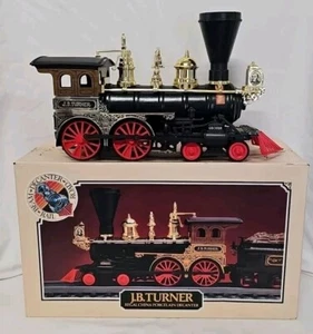Vintage Jim Beam Decanter Train Locomotive J B Turner 1872 Grant with Box EMPTY - Picture 1 of 19