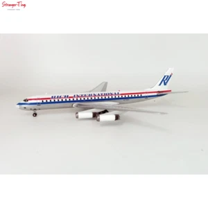 EN VUELO 1/200 RICH INTERNATIONAL AIRWAYS DOUGLAS DC-8-62 N772CA CON SOPORTE - Imagen 1 de 2