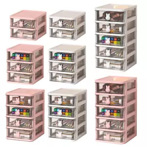 Desktop Organizer with Drawers Large-Capacity Tabletop Storage Box Space Saving - Picture 1 of 20