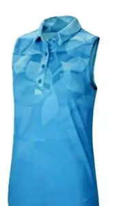Polo de golf Nike DRI FIT Adiós sin mangas para mujer talla S M L azul - Imagen 1 de 3