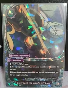 Future Card Buddyfight Great Spell, My Grandfather Clock BT02/0003EN RRR - Picture 1 of 3