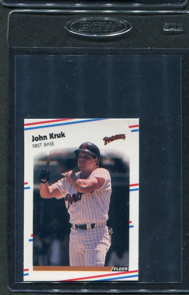 1988 Fleer Mini John Kruk #113 Padres Mint - Image 1 of 1