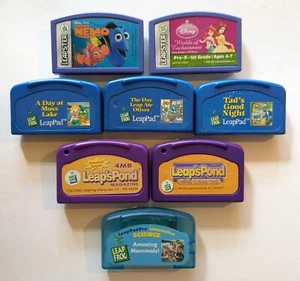 LeapPad, LeapPadPro, Leapster, Leap'sPond Cartridges Select Your Titles - Picture 1 of 1