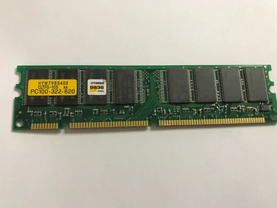 HYUNDAI MEMORY 32MB HYM7V65400 DTFG-10S AA, PC100-322-620, 168PIN - Image 1 of 2