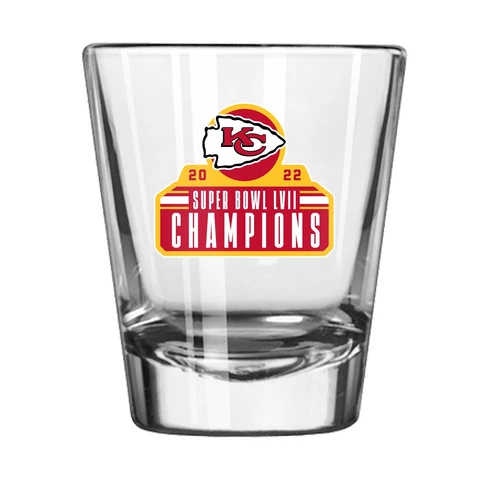 Kansas City Chiefs Super Bowl 57 LVII Champions 2 oz Shot Glass Cover