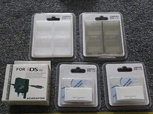 NINTENDO DS LITE ACCESSORY PACK BRAND NEW! GAME CASE UK CHARGER SCREEN PROTECTOR - Picture 1 of 9