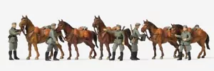 PREISER military Figuren 1:87 Kavalleristen Pferde DR 1939-45 H0 16607 - Bild 1 von 2