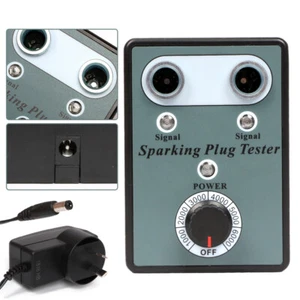Dual Hole Car Spark Plug Tester Adjustable Detector Ignition Diagnostic Tool Set - Picture 1 of 8