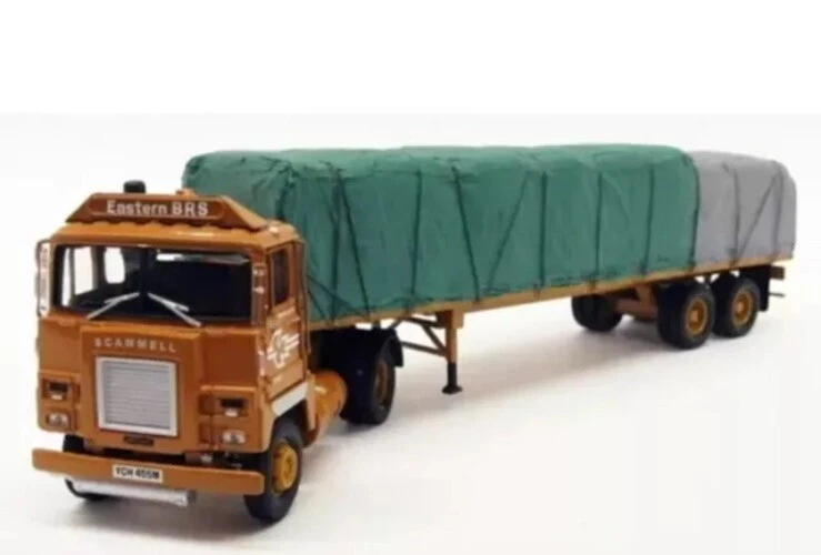 Corgi 1/50 Scale CC12603 - Scammell Crusader Sheeted Flat Trailer BRS NEW BOXED - Image 1 of 1