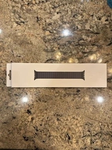 Apple 45 mm Midnight Leather Link (Genuine Strap) - S/M with Magnetic Closure - Photo 1 sur 4