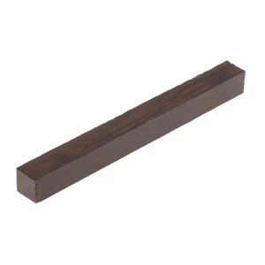 Cuchillo de madera negro, escala, bloque de proyecto, mango de madera, en blanco, liso - Imagen 1 de 6
