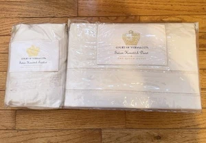 Court Of Versailles Queen Duvet and Bedskirt Set Sateen Hemstitch Duvet NEW - Picture 1 of 8