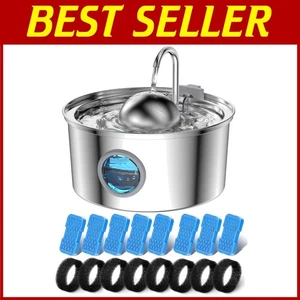 3.2L Capacity Cat Water Fountain, Noise Reduction Design - Picture 1 of 15