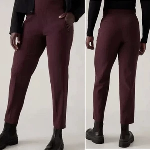 Pantalones de chándal ATHLETA Spiced Cabernet interminables a rayas laterales satinadas-6 - Imagen 1 de 10