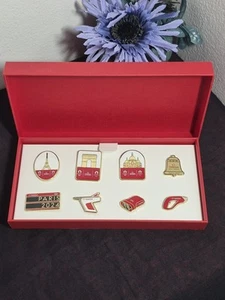Omega 2024 Paris Olympics Limited Edition 8-pc Collectors Pin Box Set - Bild 1 von 12