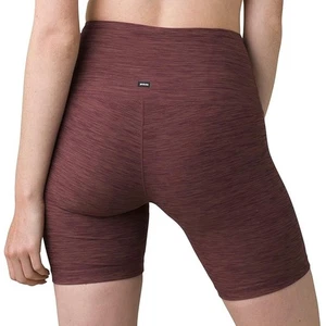 prAna Kimble Shorts Women's M Flannel Heather Maroon Red Performance NWT - Picture 1 of 6