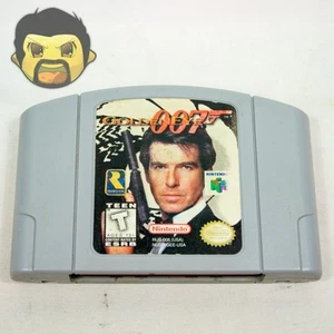 GoldenEye 007 N64 Authentic Game Nintendo 64 1997 Tested & Working FAST SHIPPING - Picture 1 of 9