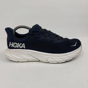 HOKA One One Arahi 7 Mens Sz 9D Everyday Running Athletic Shoe Outer Space/White - Picture 1 of 9
