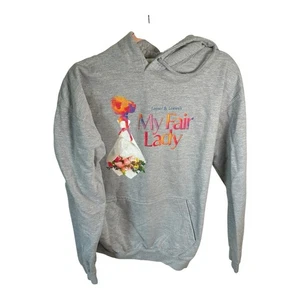 My Fair Lady Musical Hoodie Sweatshirt Pullover Gray Unisex - Size Large - Picture 1 of 4