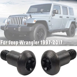 2pcs 1997-2017 for Jeep Wrangler Soft Top To The Roll Bar Bracket Torx Screw Kit - Picture 1 of 4