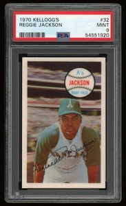 1970 Kellogg's Reggie Jackson PSA 9 - Picture 1 of 2