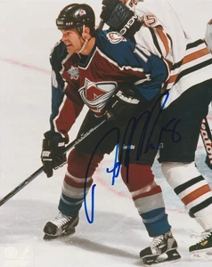 ADAM DEADMARSH SIGNED COLORADO AVALANCHE 8x10 PHOTO! Autograph - Picture 1 of 1