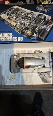 Coche Ranura Tamiya Mercedes Escala 1/24 Con Chasis Plafit - Imagen 1 de 4