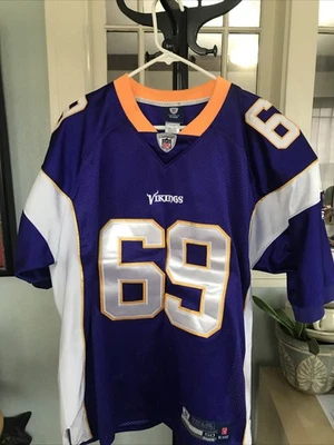 Camiseta deportiva de malla vintage Reebok Minnesota Vikings Jared Allen 69 para hombre talla 50 XL HOF Foto 1 de 4
