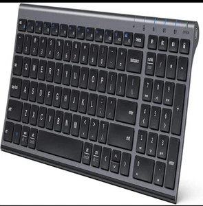 iClever IC-BK10 Bluetooth Universal Ultra-thin Keyboard - Black - Picture 1 of 3