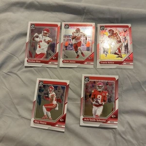 kansas city chiefs Optic 5 Cards - Picture 1 of 1