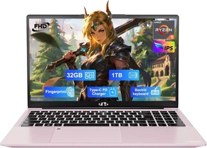 NIMO 15.6'' FHD IPS Student Laptop Computer 32GB RAM 1TB SSD AMD Ryzen 7 6800H - Picture 1 of 8