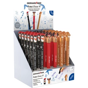 Eberhard Faber Animal Eraser Gelschreiber Wintermotiv Weihnachten - NEU 2025!!! - Bild 1 von 4
