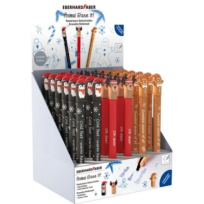 Eberhard Faber Animal Eraser Gelschreiber Wintermotiv Weihnachten - NEU 2025!!! - Bild 1 von 2