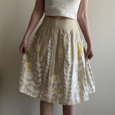 Falda midi Twee Mod floral primavera para mujer 10 Foto 1 de 4