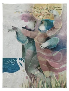 Litografía numerada en relieve Alvar Sunol de colección The Times of Our Days - Imagen 1 de 6