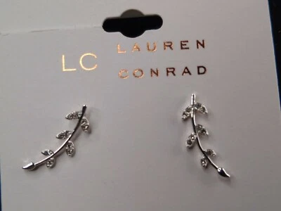 LC Lauren Conrad - 1 par de pendientes - tono plata Foto 1 de 4