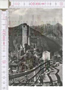 LA SALLE, VALLE D'AOSTA, CASTELLO DI CHATELARD, CARTOLINA VIAGGIATA (rif.020) - Foto 1 di 2