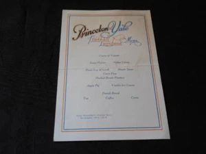 Vintage November 15 1919 Princeton Yale Football Luncheon Menu - Picture 1 of 1