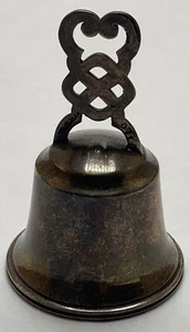 Vtg Wilmot Manufacturing Co W.M.Co. Silver Plate? 071 Dinner/Butler Bell Handle - Picture 1 of 10