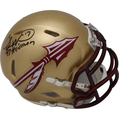 Mini Heisman BAS 444419 firmado por Charlie Ward Florida State Seminoles Foto 1 de 3
