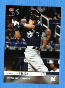 2019 Topps Now All-MLB First Team #1T-8 Christian Yelich Brewers 555 - Imagen 1 de 1