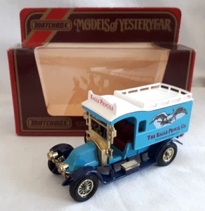 MATCHBOX YESTERYEAR Y25 1910 RENAULT TYPE AG VAN EAGLE PENCIL CO. DIECAST  BOXED - Picture 1 of 3