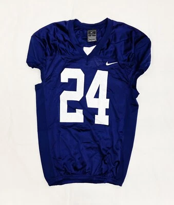 Camiseta de fútbol americano universitario Nike Alpha #24 para hombre L ajuste de juego azul marino FJ9608 Foto 1 de 2