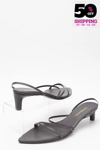 RRP€320 ZIMMERMANN Leather Slingback Sandals US8.5 UK6 EU39 Grey Strappy - Picture 1 of 9